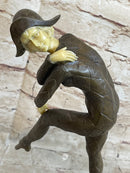 Signed D.H. Chiparus Napoleon Dancer Bronze Marble Sculpture