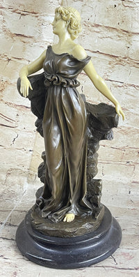 Bronze Sculpture Signed Preiss Faux Figure