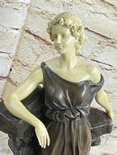 Bronze Sculpture Signed Preiss Faux Figure