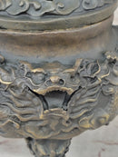 Hot Cast Bronze Dragon Incense Burner Mythical Sculpture