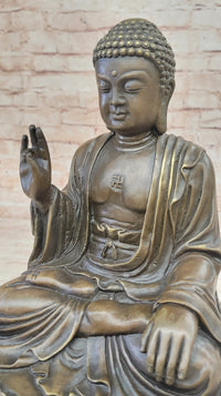 Meditating Shakyamuni Buddha Bronze Sculpture Art