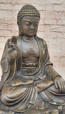 Meditating Shakyamuni Buddha Bronze Sculpture Art