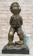 Milo Chinese Boy Bronze Sculpture Lost Wax Art