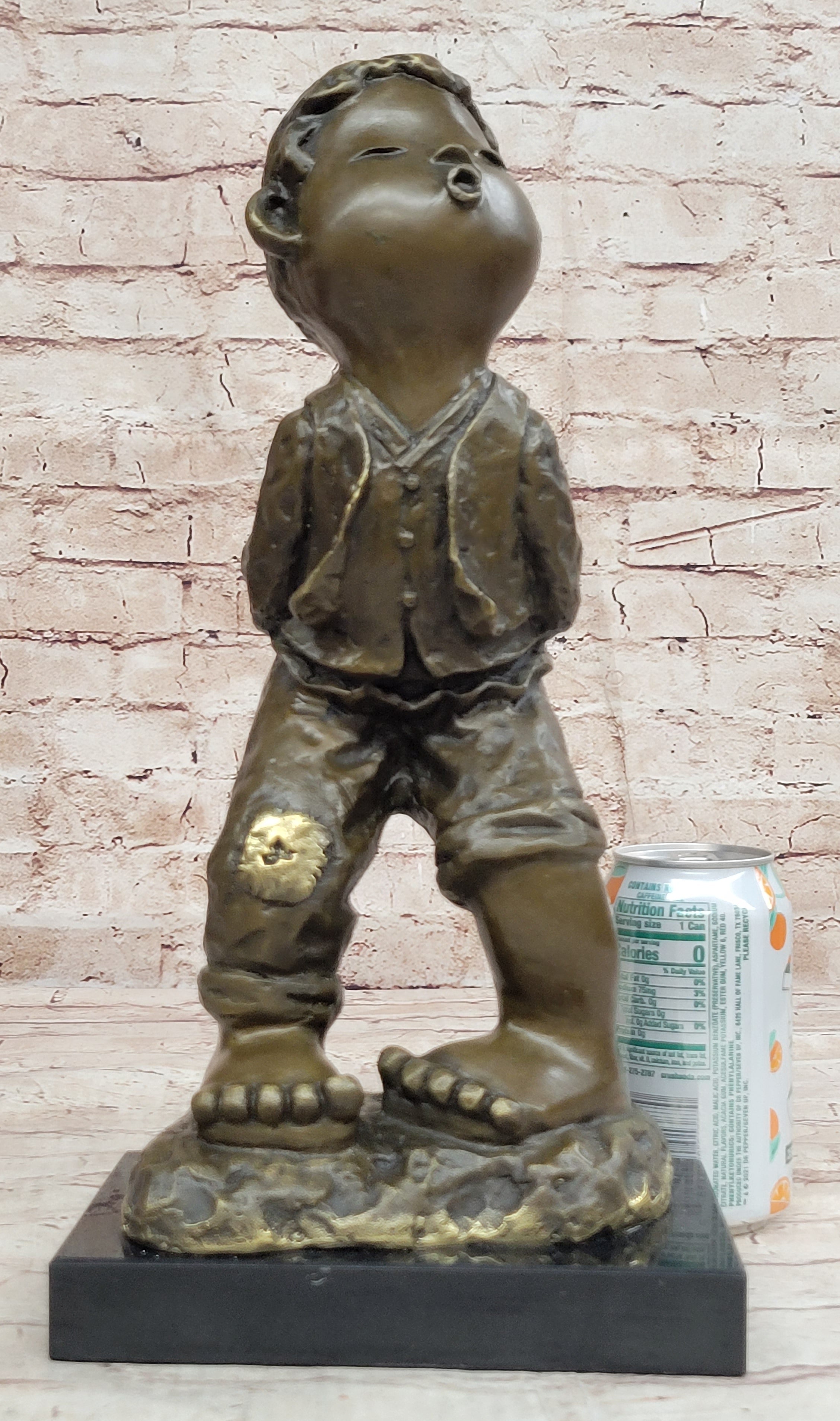 Milo Chinese Boy Bronze Sculpture Lost Wax Art