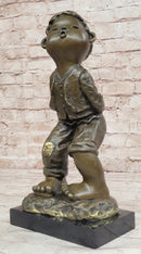 Milo Chinese Boy Bronze Sculpture Lost Wax Art