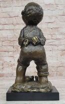 Milo Chinese Boy Bronze Sculpture Lost Wax Art