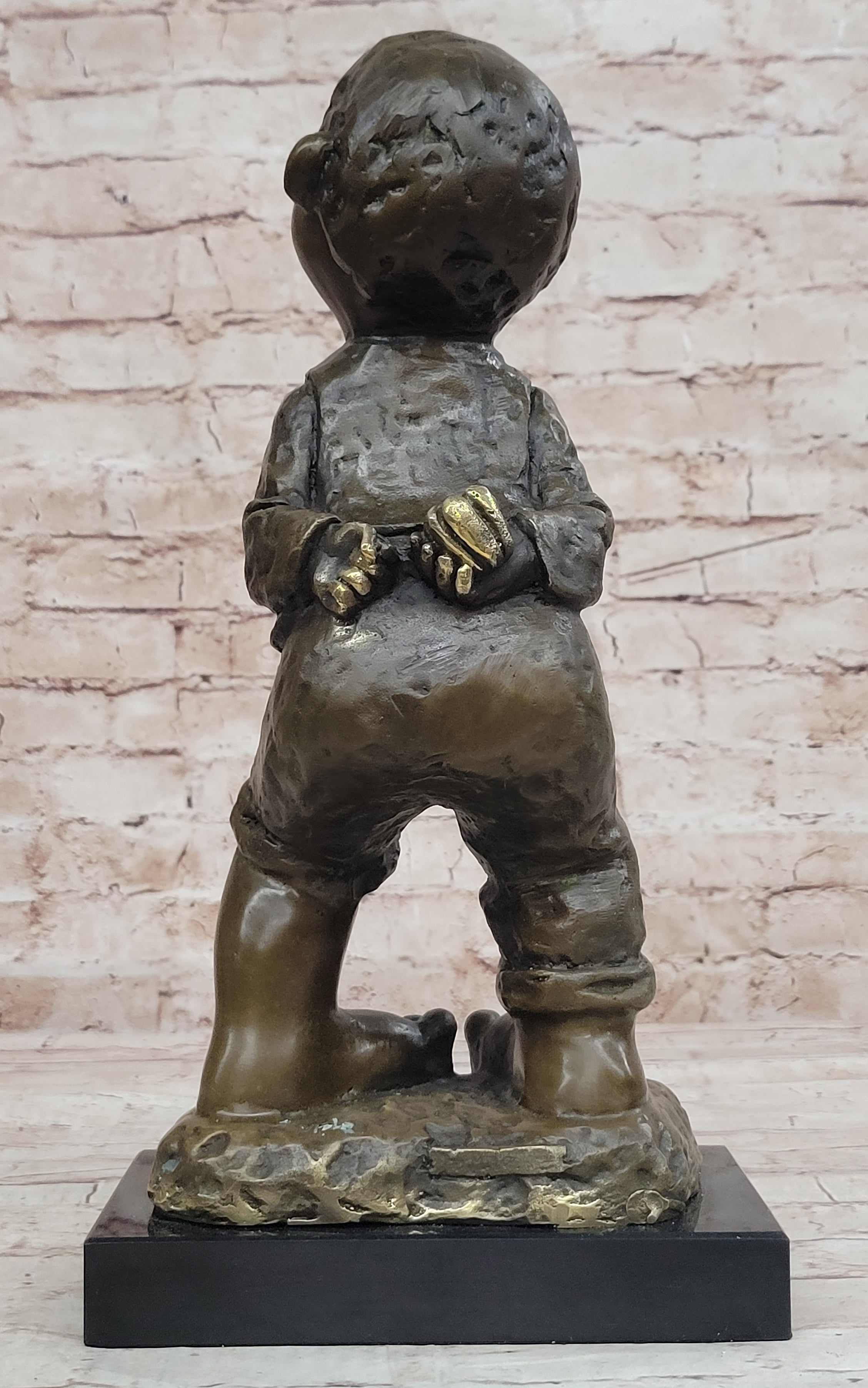 Milo Chinese Boy Bronze Sculpture Lost Wax Art