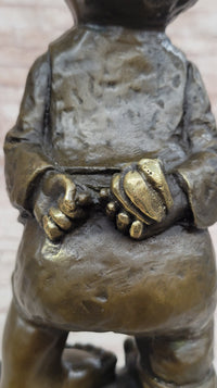 Milo Chinese Boy Bronze Sculpture Lost Wax Art