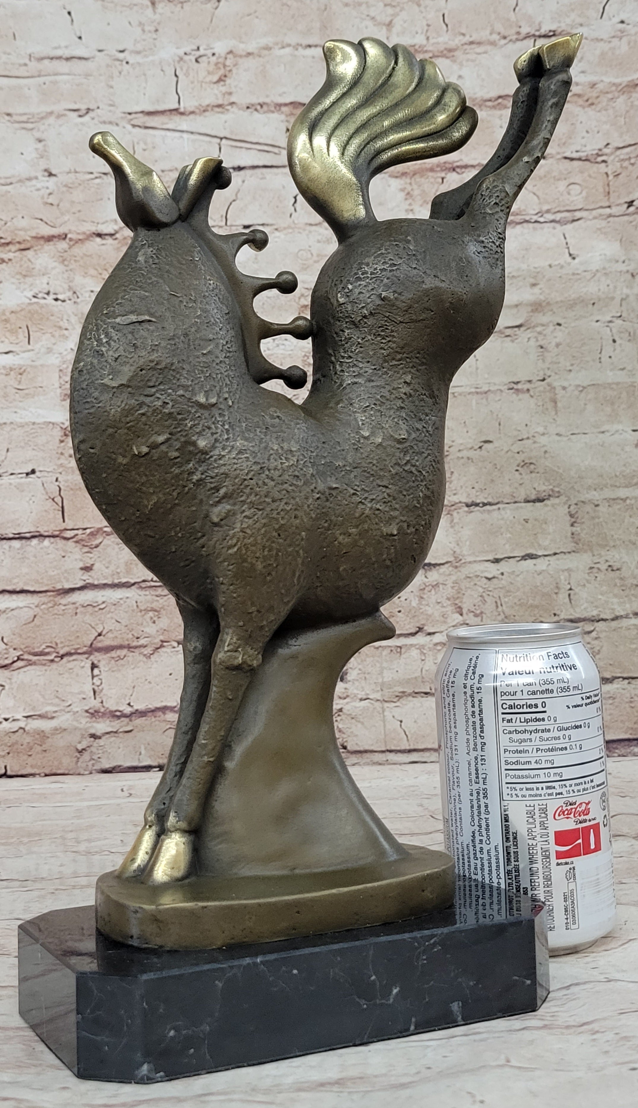 Abstract Modern Art Bucking Chinese Tang Horse Bronze by Milo