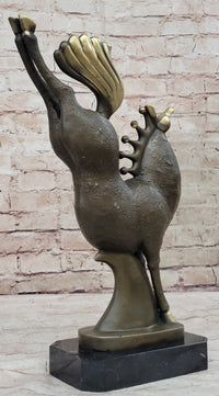 Abstract Modern Art Bucking Chinese Tang Horse Bronze by Milo