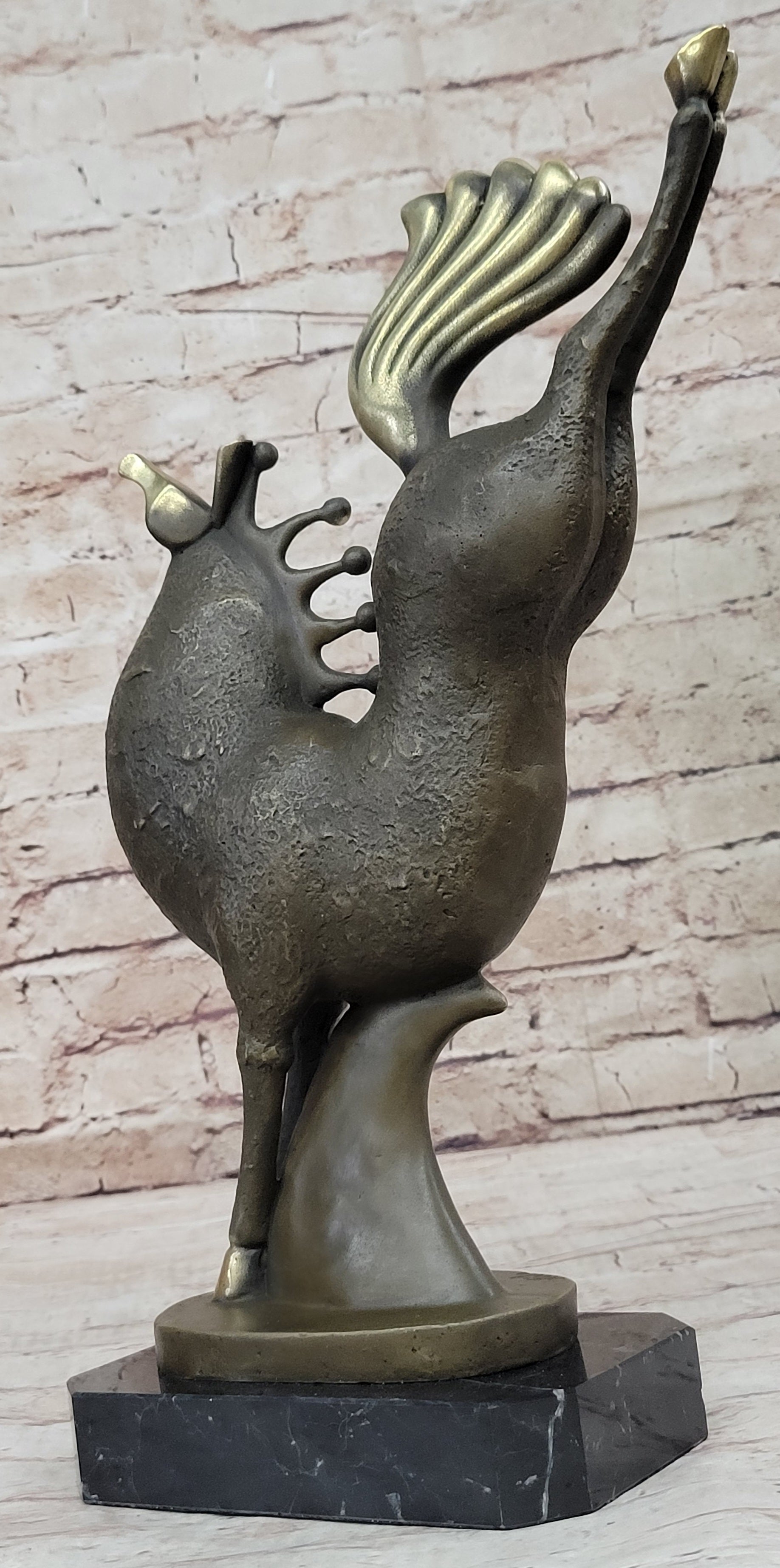Abstract Modern Art Bucking Chinese Tang Horse Bronze by Milo