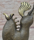 Abstract Modern Art Bucking Chinese Tang Horse Bronze by Milo