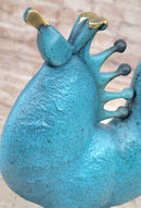Patina Abstract Modern Rearing Horse Bronze Sculpture