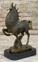 Abstract Surreal Horse Bronze Sculpture by Milo