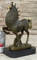 Abstract Surreal Horse Bronze Sculpture by Milo