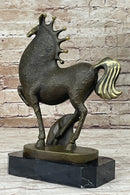 Abstract Surreal Horse Bronze Sculpture by Milo