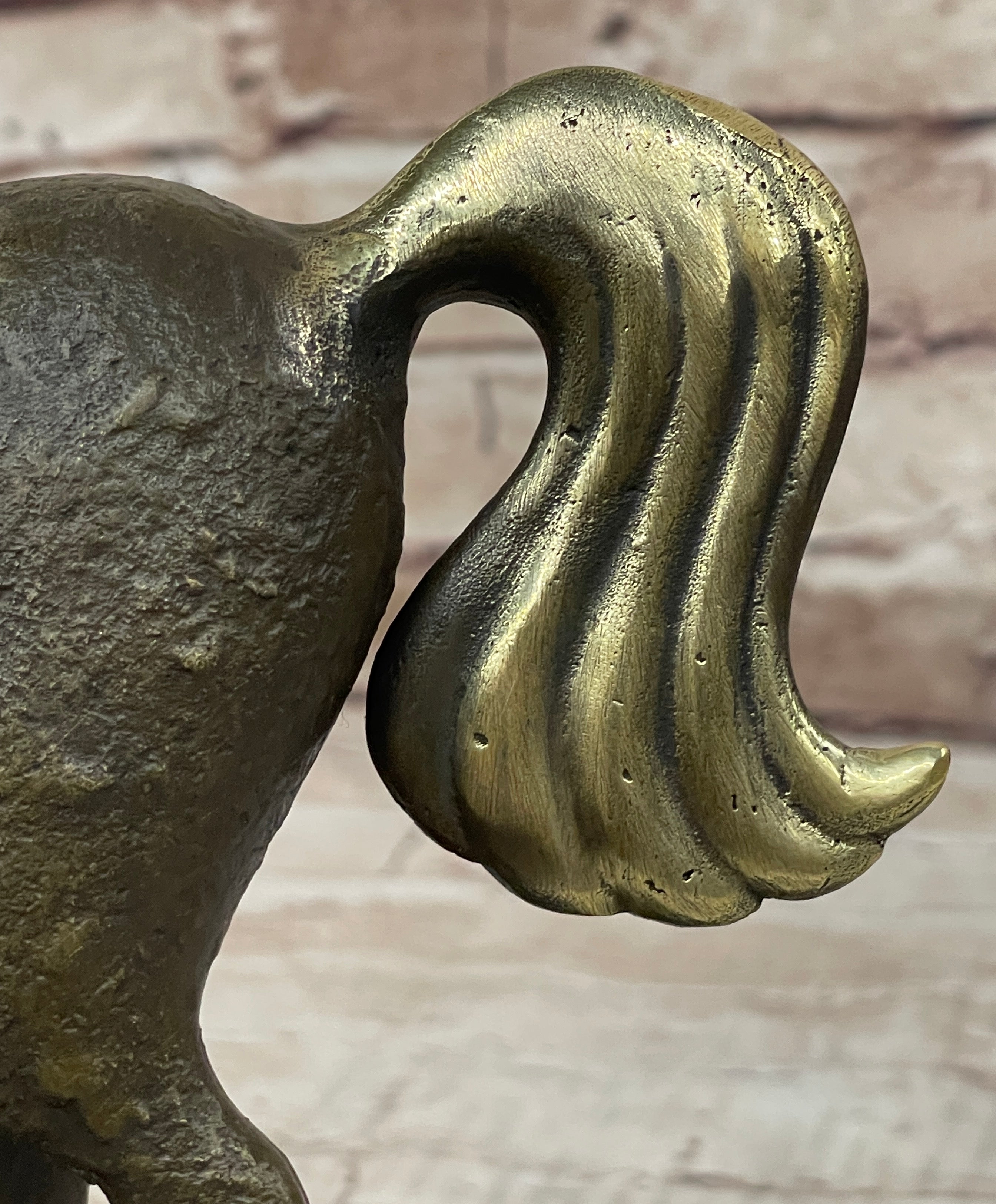 Abstract Surreal Horse Bronze Sculpture by Milo