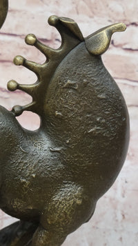 Rearing Horse Bronze Sculpture - Abstract Equestrian Wildlife Art