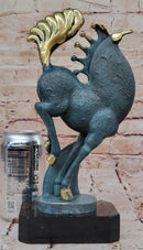 Rearing Horse Bronze Sculpture - Abstract Equestrian Art