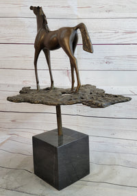 Salvador Dali Abstract Horse Modern Artwork Bronze Sculpture