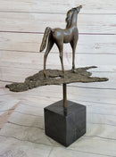 Salvador Dali Abstract Horse Modern Artwork Bronze Sculpture