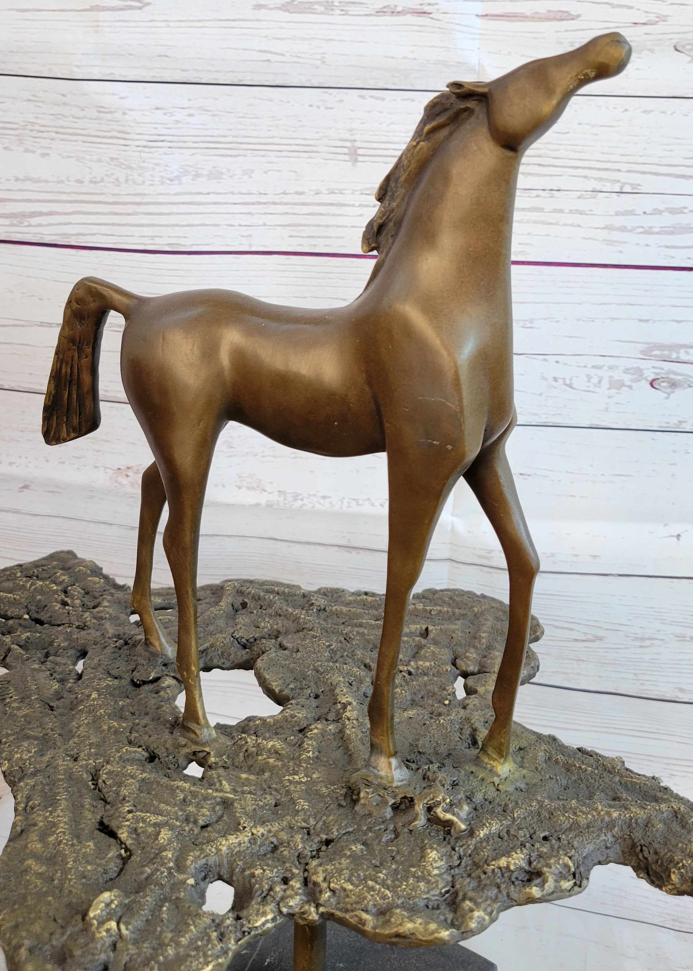 Salvador Dali Abstract Horse Modern Artwork Bronze Sculpture