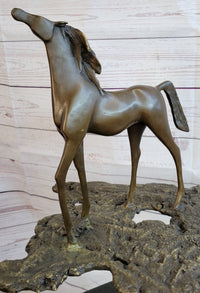 Salvador Dali Abstract Horse Modern Artwork Bronze Sculpture
