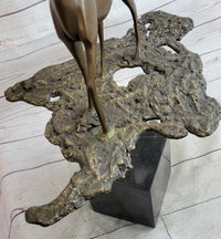 Salvador Dali Abstract Horse Modern Artwork Bronze Sculpture