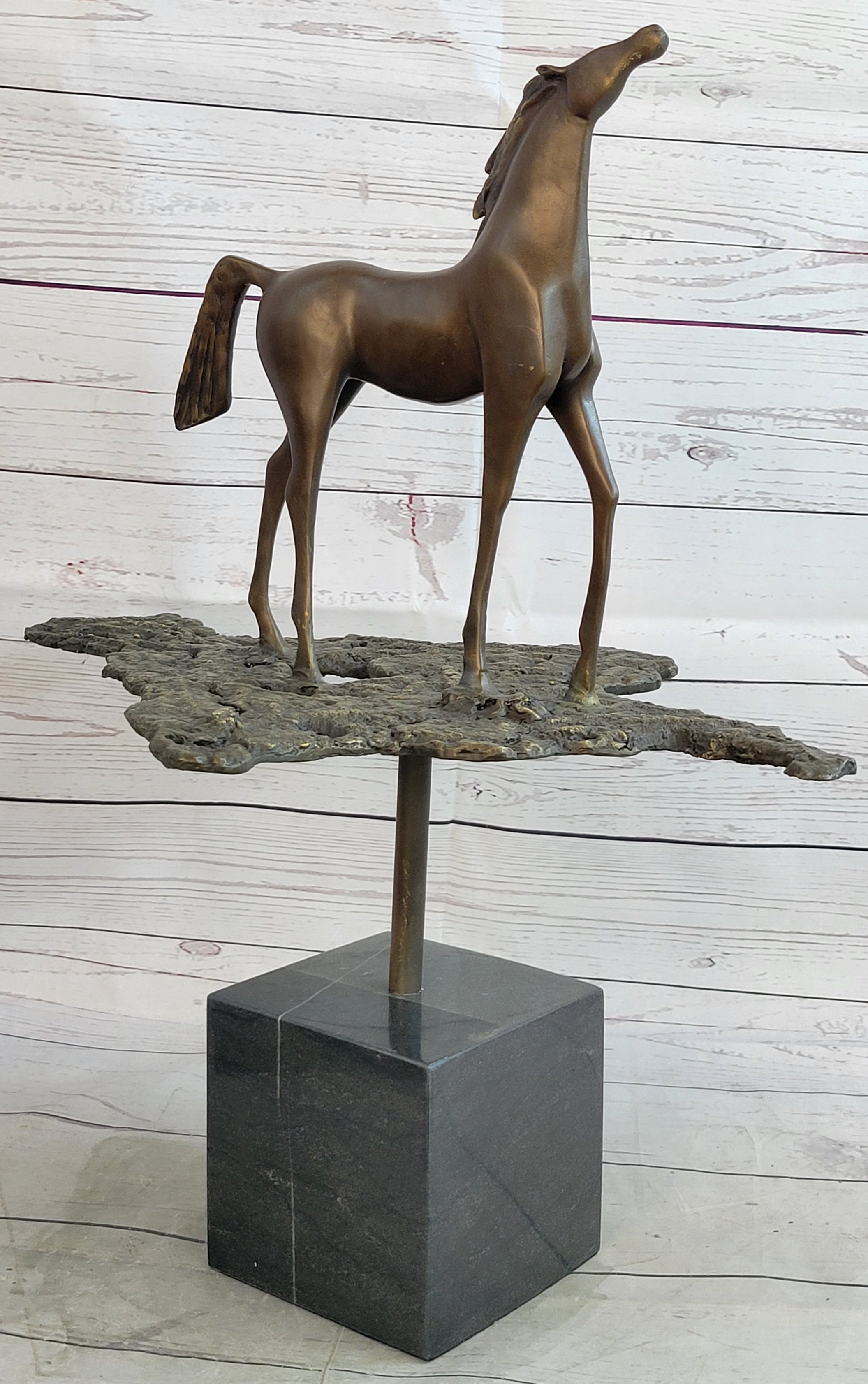 Salvador Dali Abstract Horse Modern Artwork Bronze Sculpture