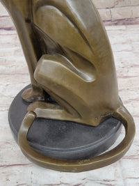 Extra Large Mountain Lion Bronze Sculpture by Henry Moore