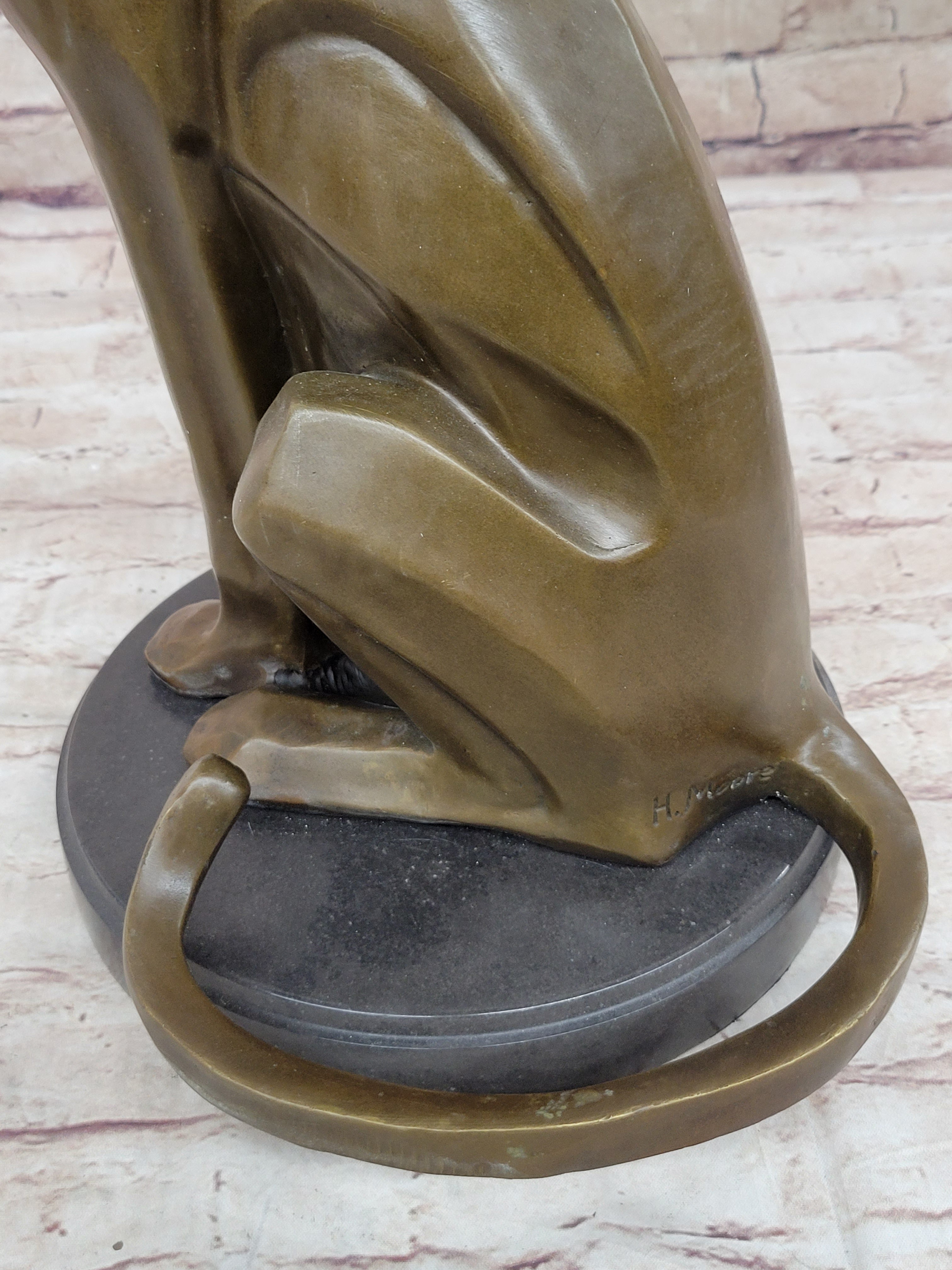Extra Large Mountain Lion Bronze Sculpture by Henry Moore