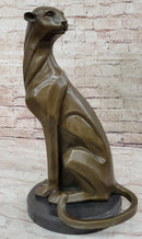 Extra Large Mountain Lion Bronze Sculpture by Henry Moore