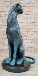 Cougar Puma Mountain Lion Bronze Sculpture by Henry Moore