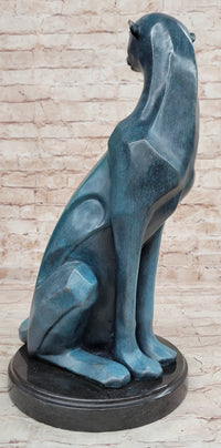 Cougar Puma Mountain Lion Bronze Sculpture by Henry Moore