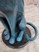 Cougar Puma Mountain Lion Bronze Sculpture by Henry Moore