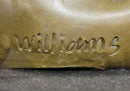 American Artist Williams Four Dolphins Swimming Bronze