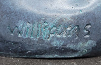 Four Swimming Dolphins Bronze Sculpture Blue Green Patina