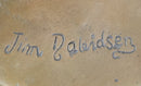 Young Boy Painting on Easel w/ Pallet - Bronze Sculpture