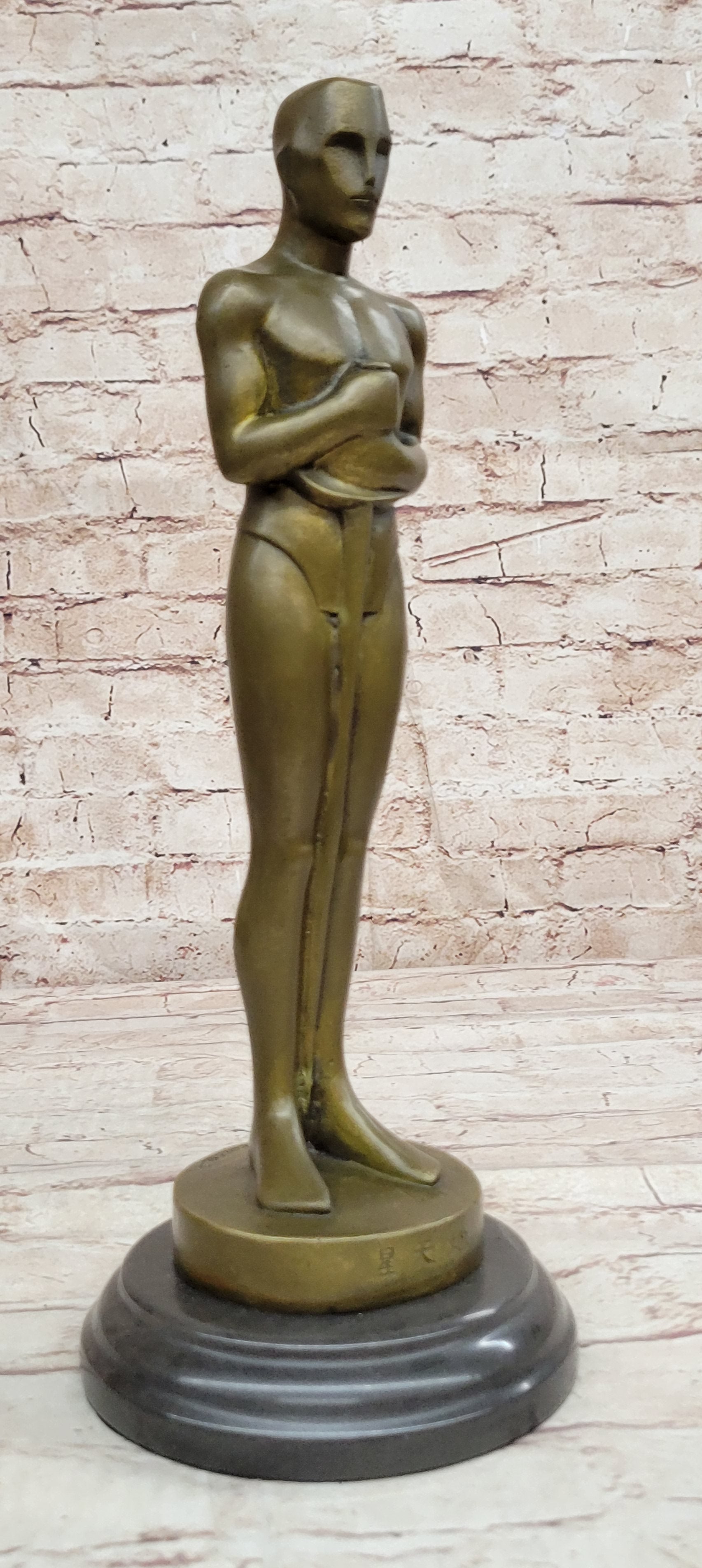Real Bronze Academy Awards Oscar Trophy Movie Memorabilia