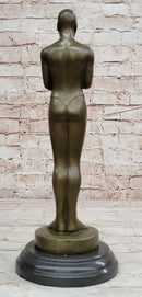 Real Bronze Academy Awards Oscar Trophy Movie Memorabilia