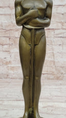 Real Bronze Academy Awards Oscar Trophy Movie Memorabilia