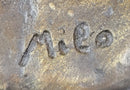 Arabesque Ballet Pose Ballerina Bronze Sculpture on Marble Base