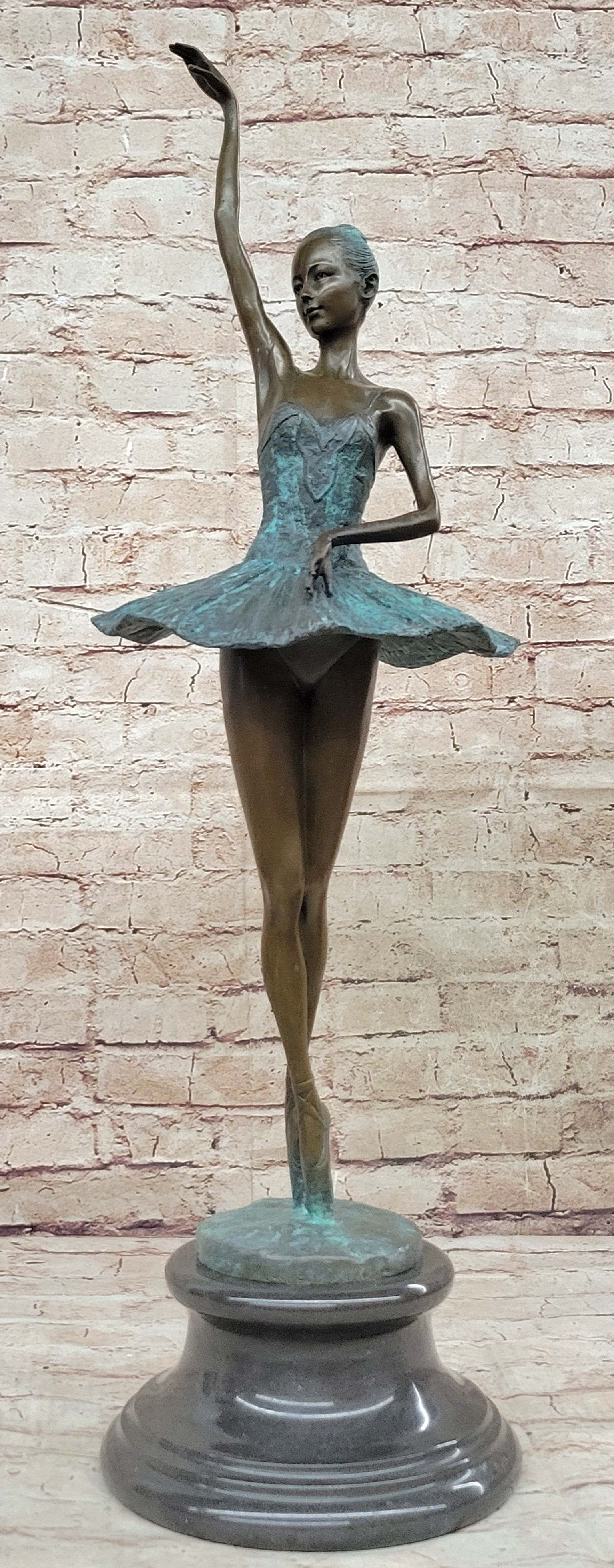Hot Cast Bronze 4th Position Ballerina Ballet Dancer Sculpture