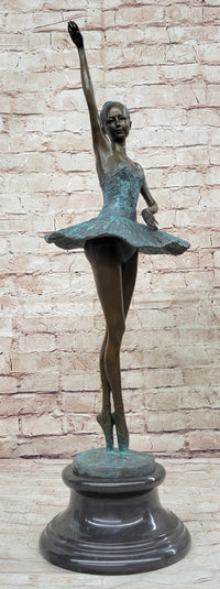 Hot Cast Bronze 4th Position Ballerina Ballet Dancer Sculpture