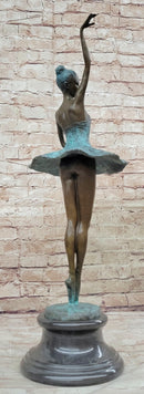 Hot Cast Bronze 4th Position Ballerina Ballet Dancer Sculpture