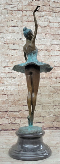 Hot Cast Bronze 4th Position Ballerina Ballet Dancer Sculpture