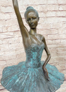 Hot Cast Bronze 4th Position Ballerina Ballet Dancer Sculpture