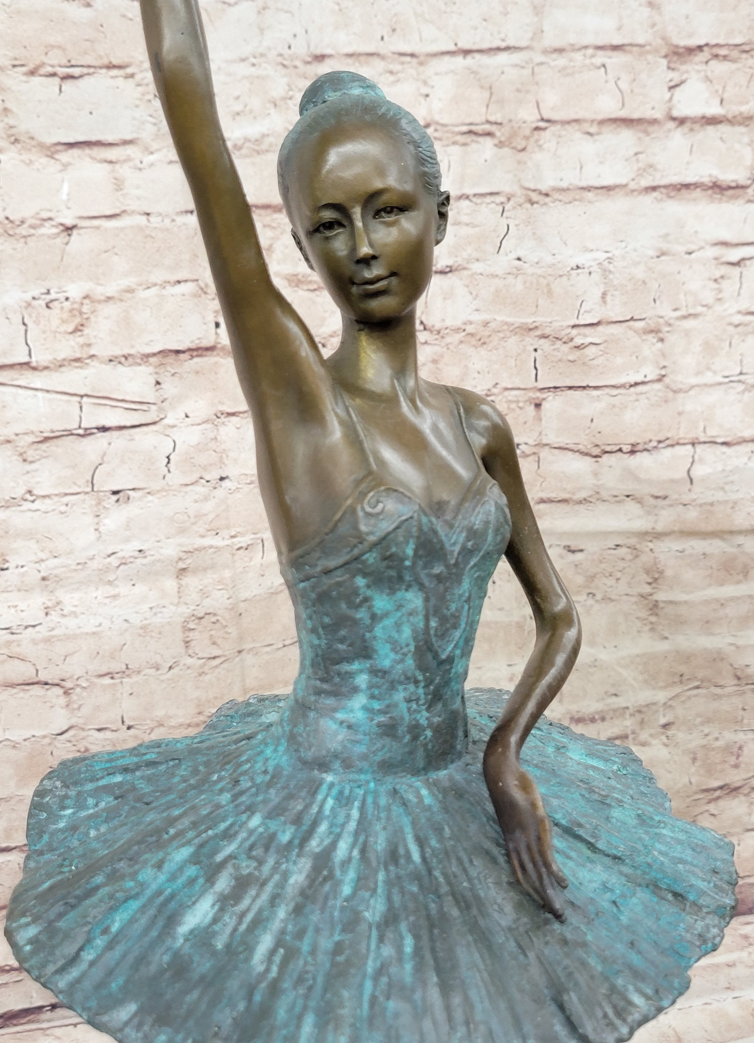Hot Cast Bronze 4th Position Ballerina Ballet Dancer Sculpture