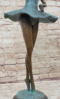 Hot Cast Bronze 4th Position Ballerina Ballet Dancer Sculpture
