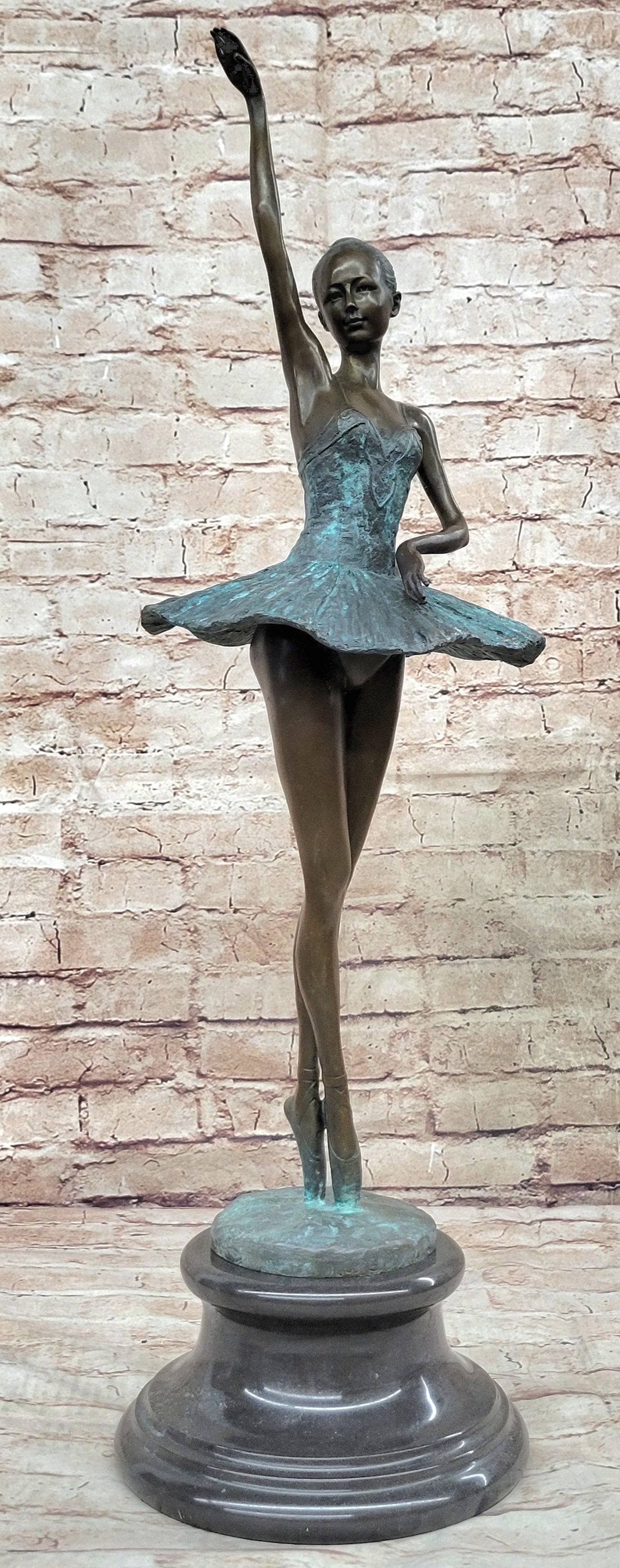 Hot Cast Bronze 4th Position Ballerina Ballet Dancer Sculpture